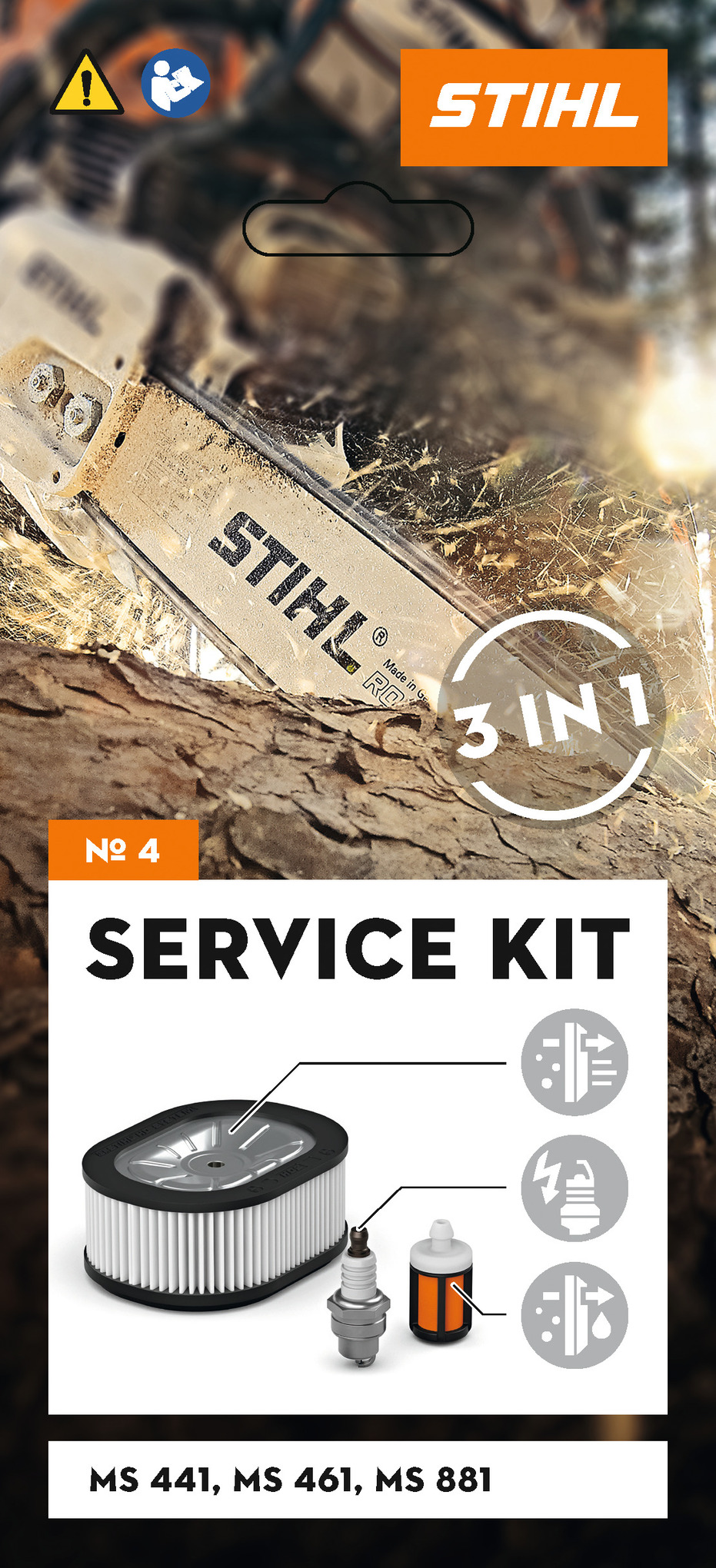 Service Kit 4: For MS 461 and MS 881