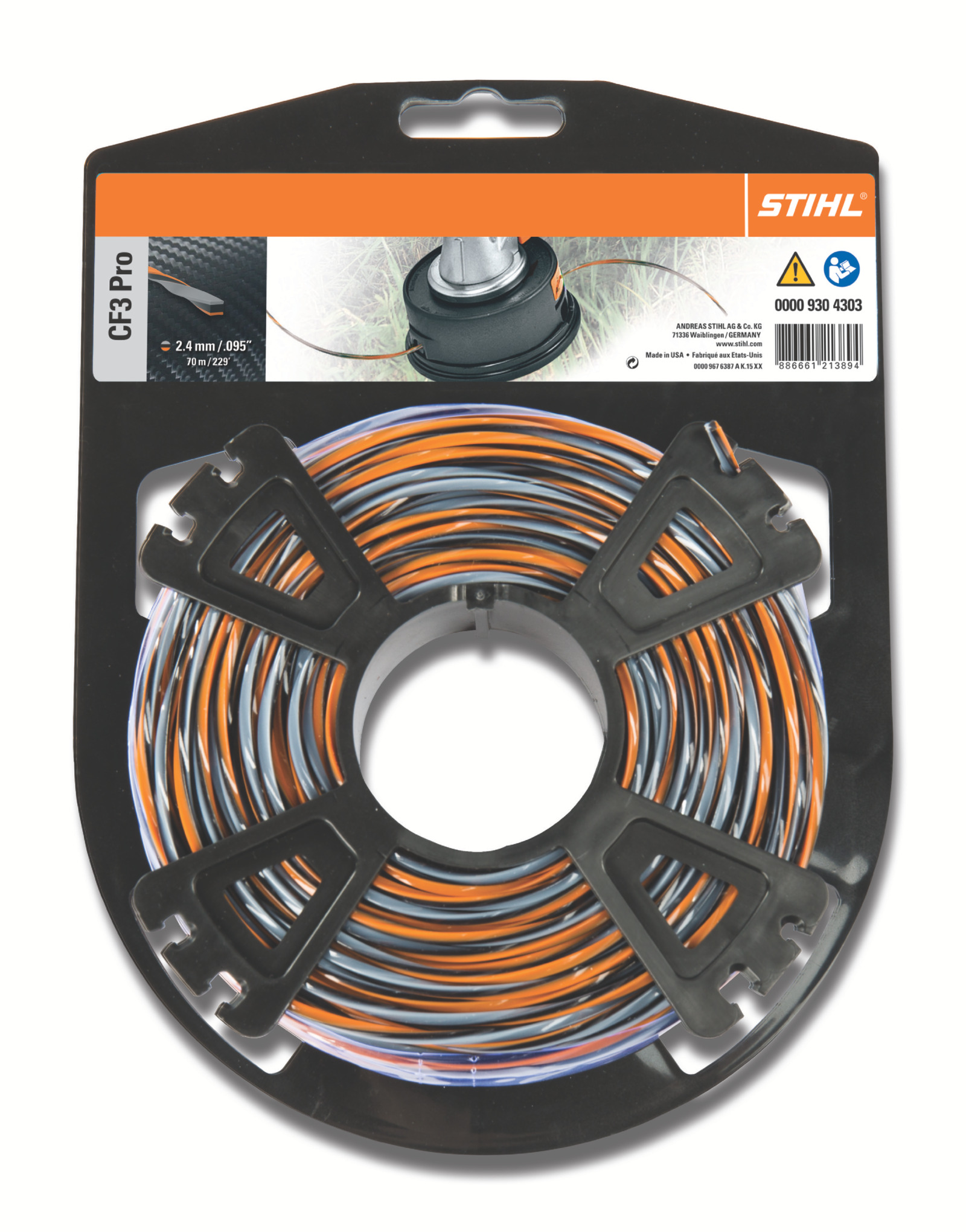 CF3 Pro - 2.4mm - Cruciform Mowing Line