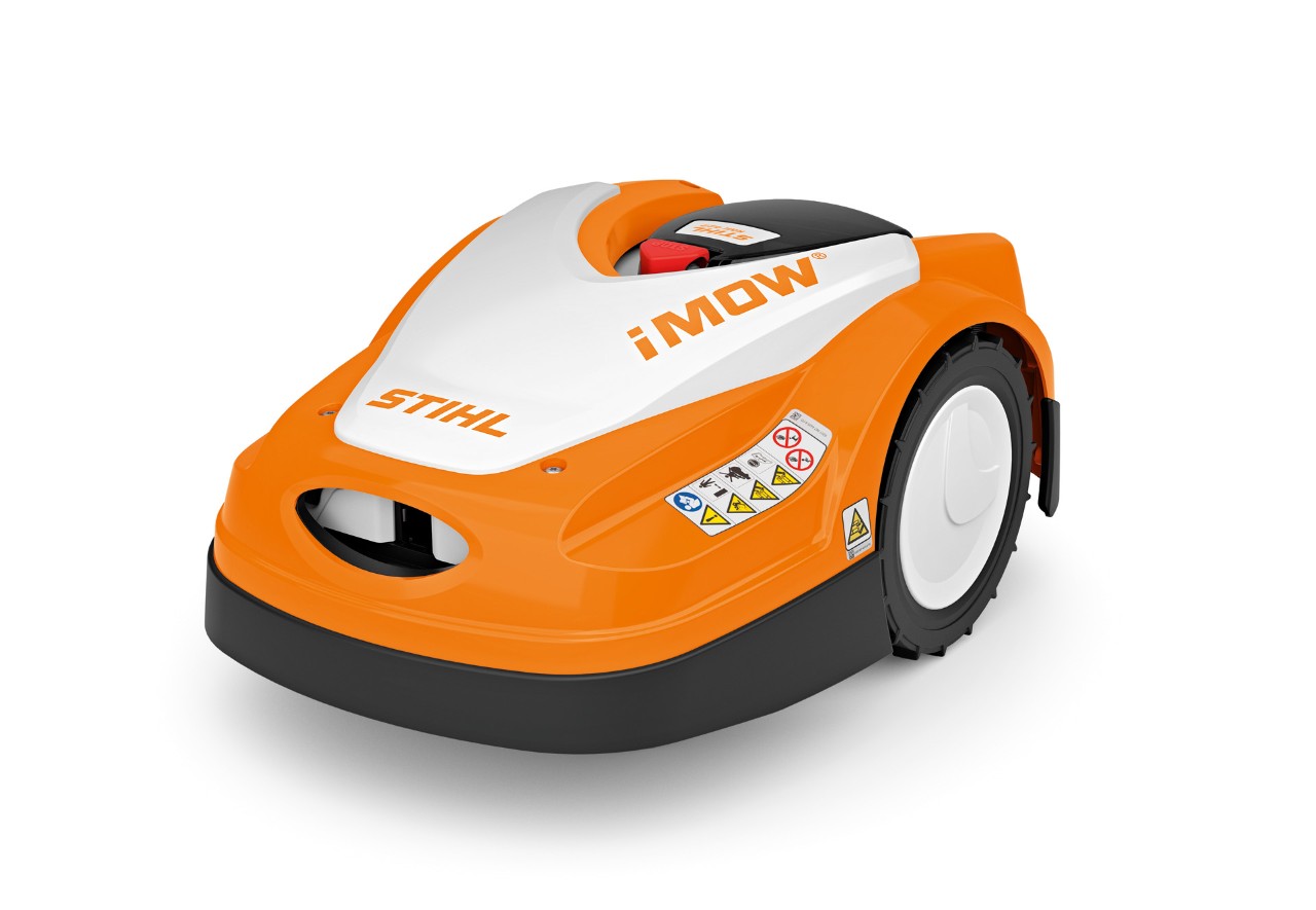 STIHL iMOW® and STIHL iMOW® EVO on a white background