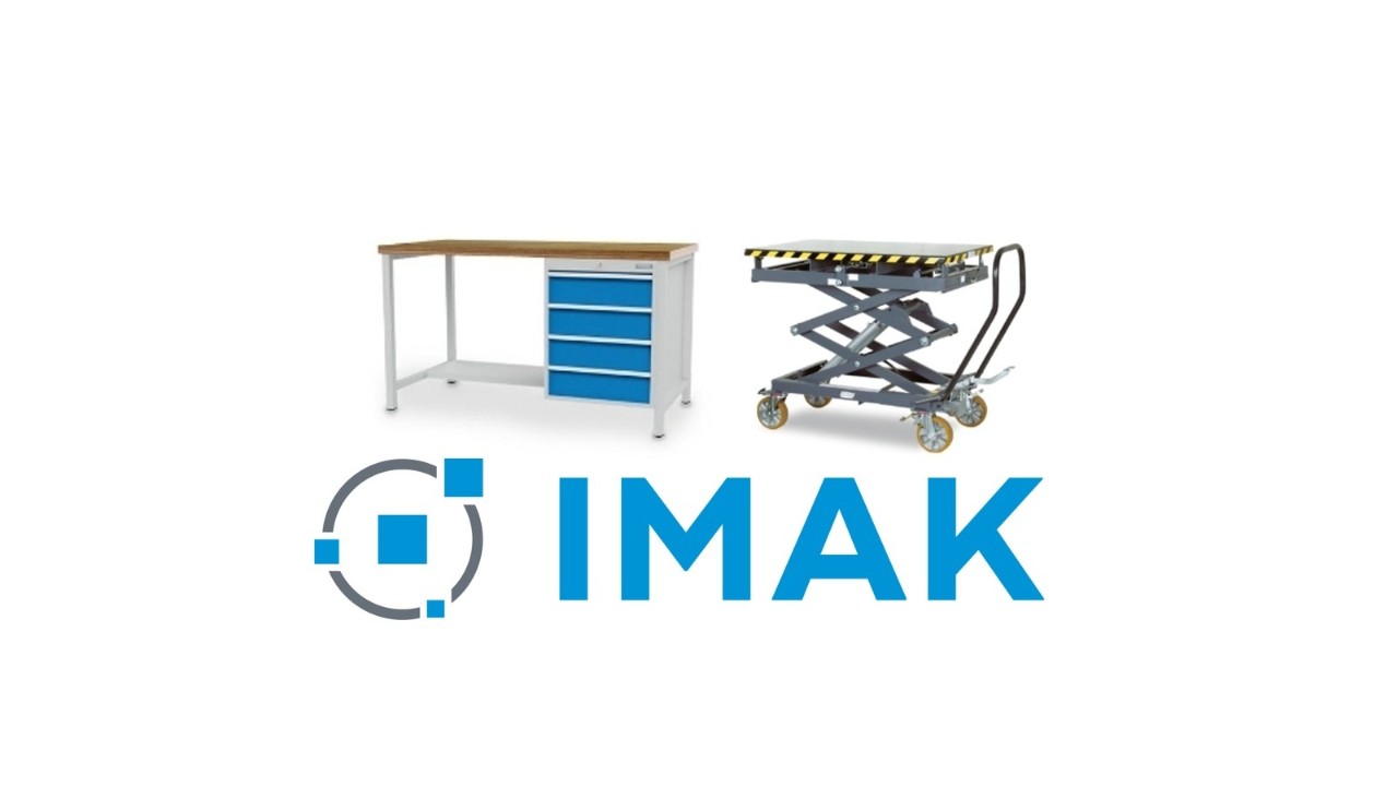 IMAK brand logo above two branded devices