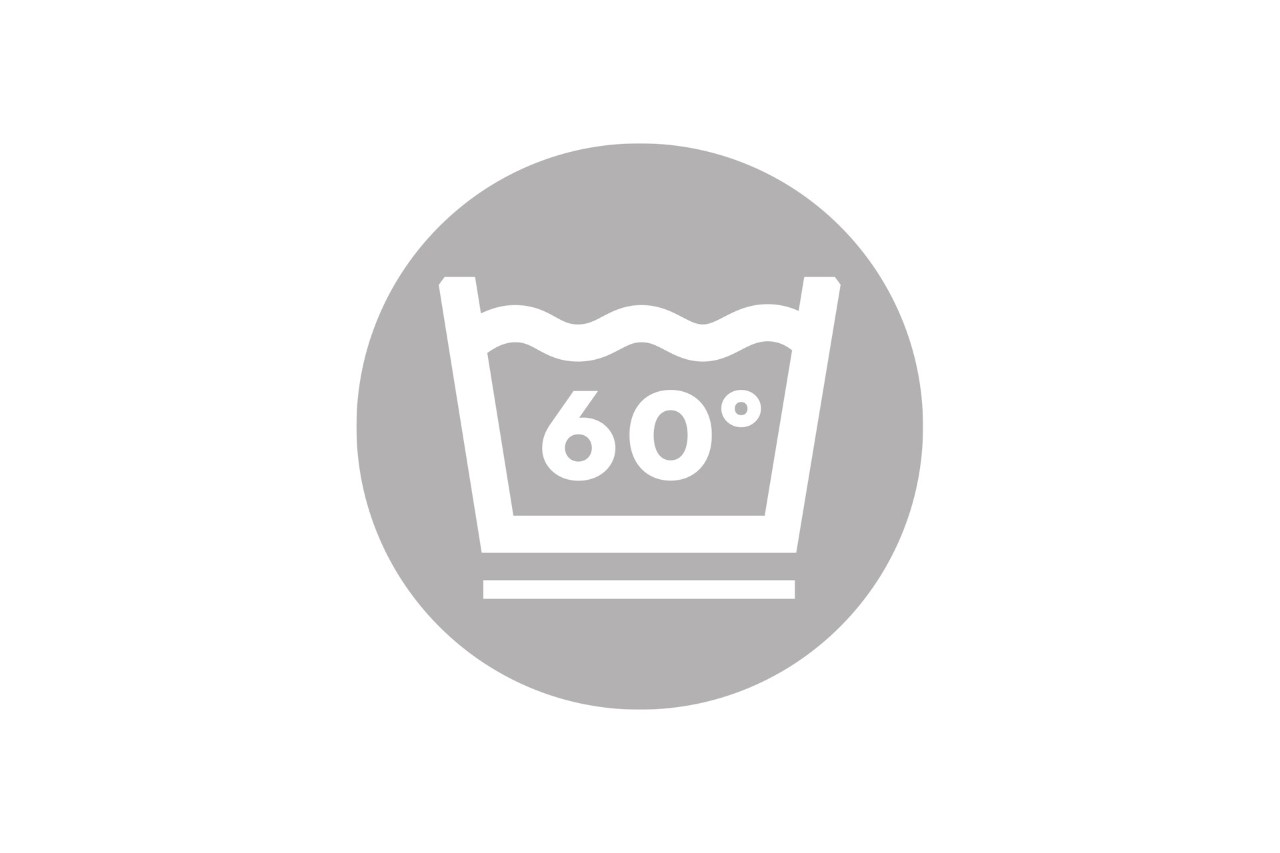Icon showing washable at 60 degrees