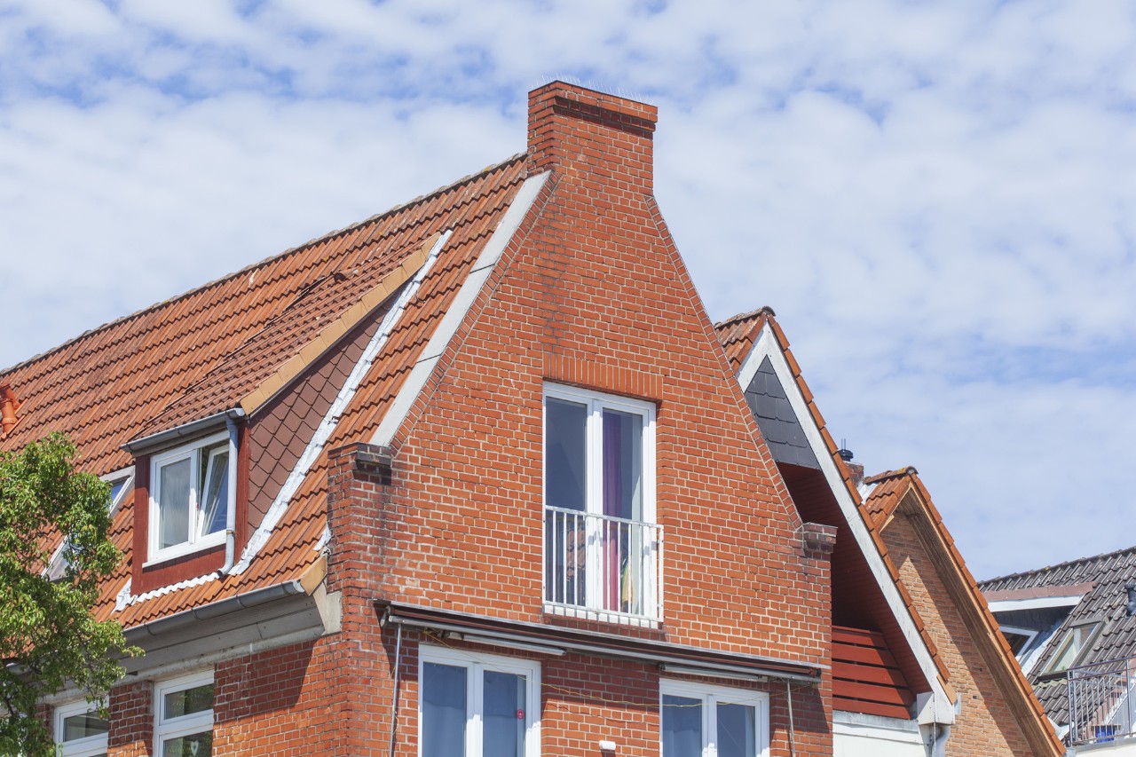 A house with a clinker brick facade